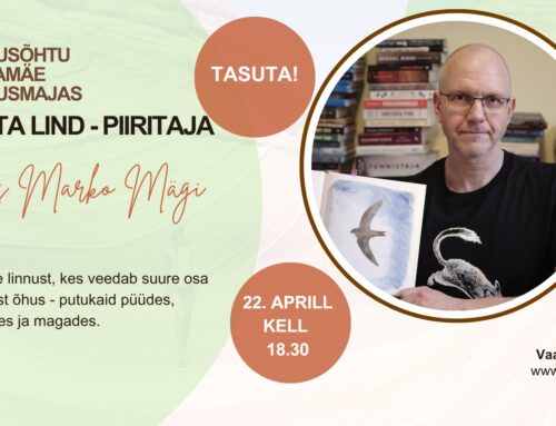 Täna Vapramäe loodusmajas toimuval loodusõhtul tutvustatakse piiritajat