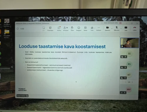 Toimus kaitstavate liikide ja elupaikade töörühma esimene kohtumine