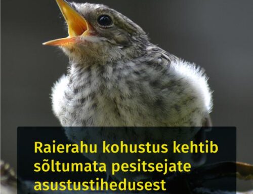 Raierahu kohustus kehtib sõltumata pesitsejate asustustihedusest